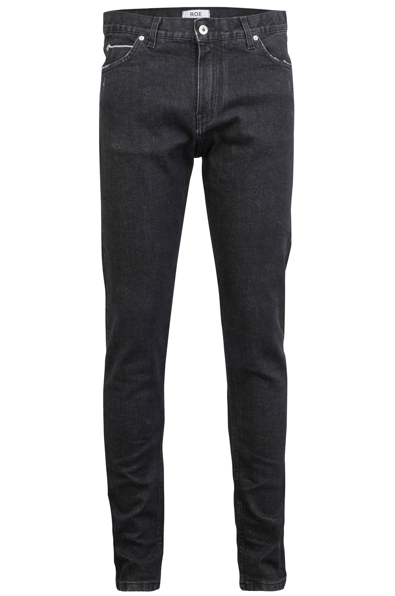 SELVEDGE DENIM SKINNY Washed Black – ROE