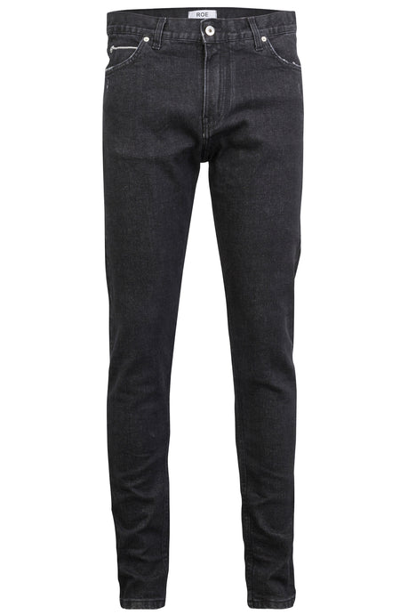 SELVEDGE DENIM SKINNY - Washed Black, Jeans - ROE