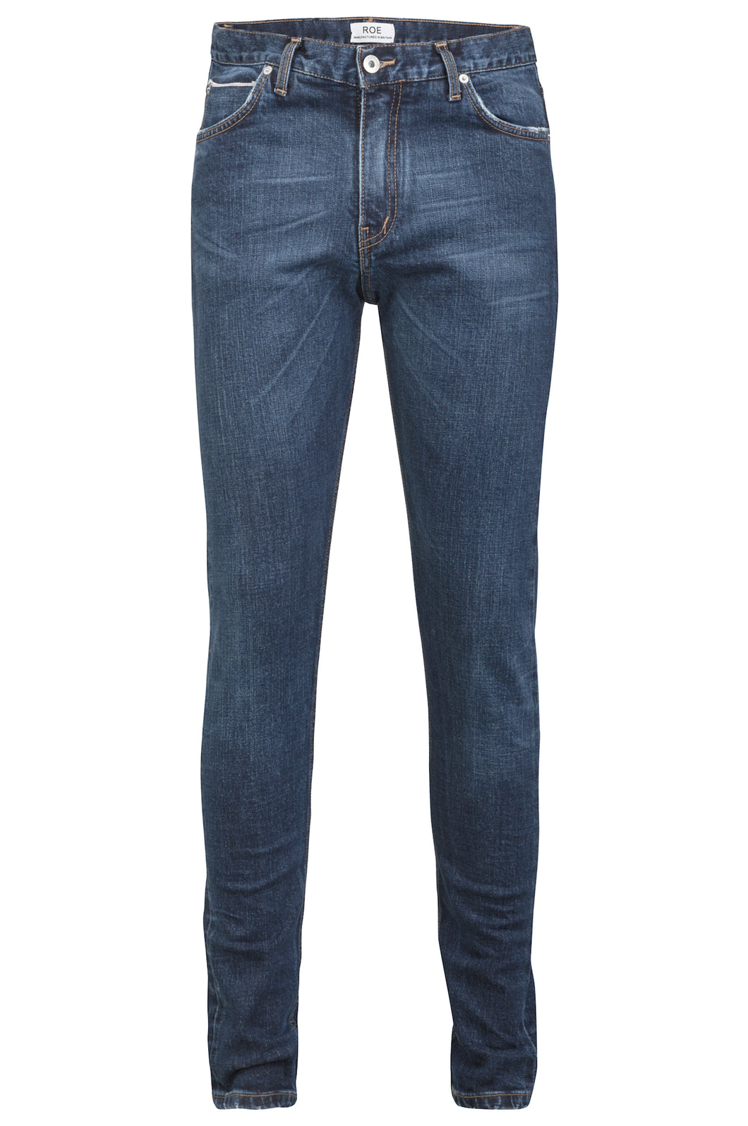 SELVEDGE DENIM SKINNY - Washed Blue, Jeans - ROE