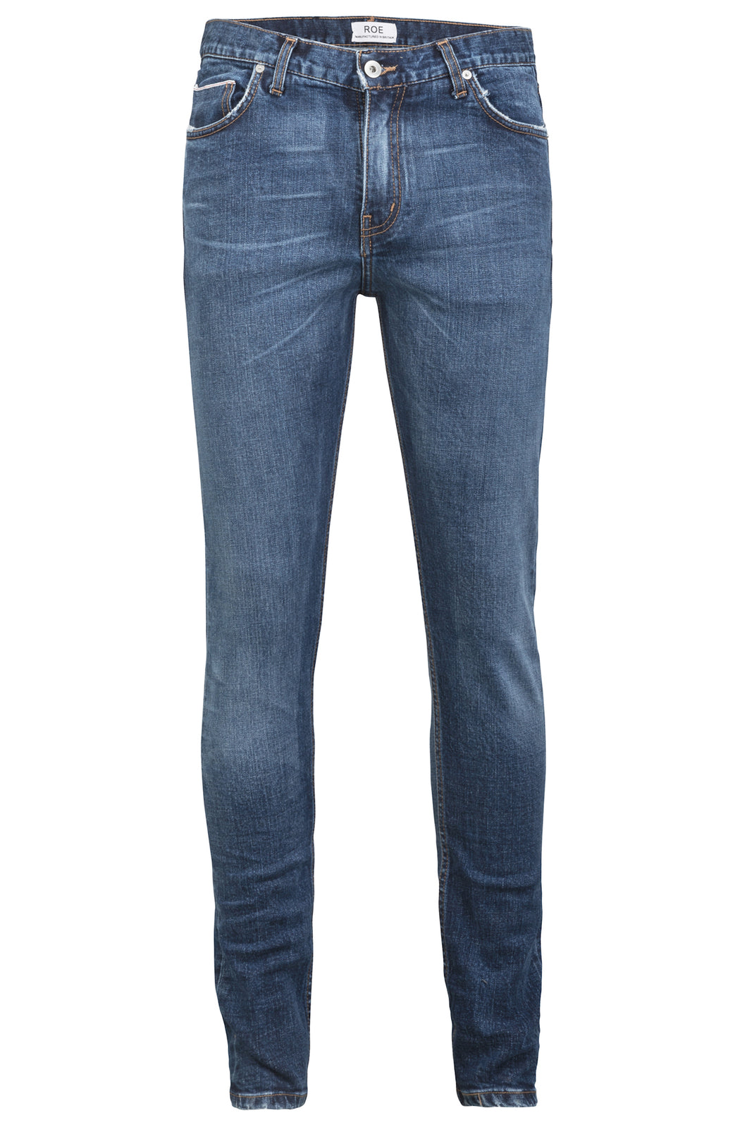 SELVEDGE DENIM SKINNY - Heavy Wash Blue, Jeans - ROE